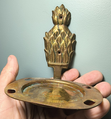 Vintage brass pineapple - vintage,